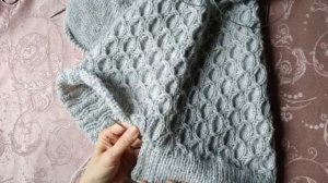 ?Джемпер спицами/продвижения/разрезы по бокам?