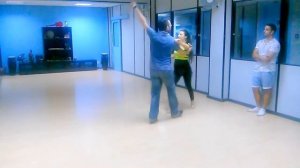 Salsa Combo: (.One hand-shuffles.) Improver/Intermediate~