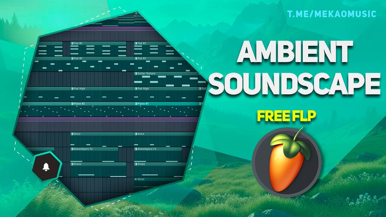 Ambient Soundscape in FL Studio (+Free FLP) / Эмбиент в fl studio 20 (+Бесплатный ФЛП)