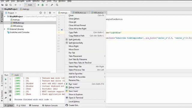 Theme Primary Palette, Hue Theme Color in Kivymd, Mobile App Development  Kivymd Tutorial #3