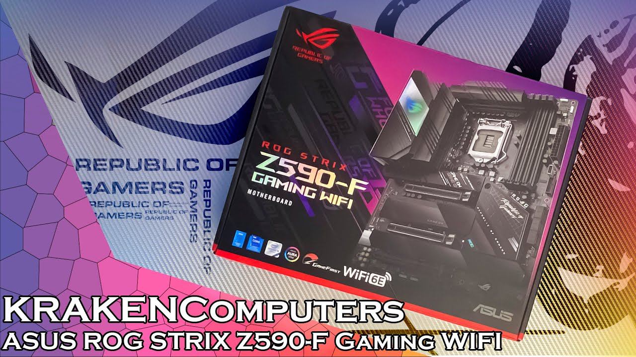 ASUS ROG STRIX Z590-F GAMING WIFI | Обзор и распаковка материнской платы Z590 смотреть онлайн
