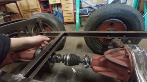 Постройка самодельного мини трактора/Building a homemade mini tractor 4х4