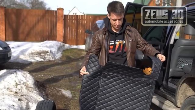 Коврики Zeus 3D в салон для Toyota Land Cruiser 200, видеообзор от Александра Кондрашова смотреть онлайн