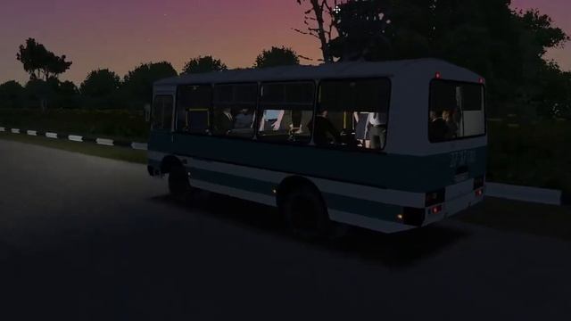 OMSI 2. ПАЗ 32053. Русская Глубинка. Маршрут 6. Обратный рейс смотреть онлайн