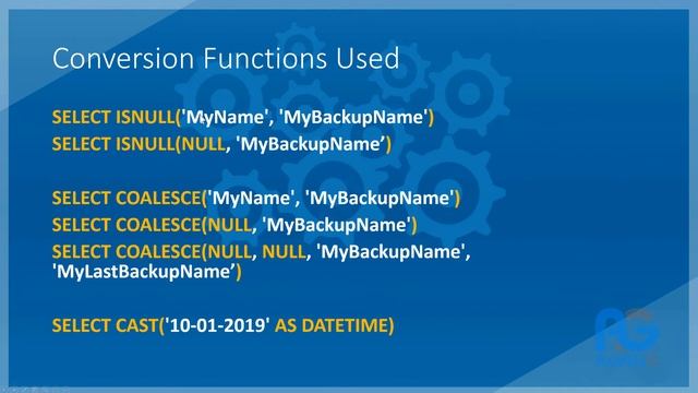 SQL And SQL Server Tutorial For Beginners Part 16 - Scalar Conversion Functions