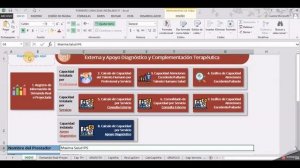 Herramienta Excel Producción de Servicios de Salud Consulta Externa-Estudio de Capacidad Instalada