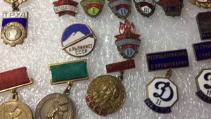 Значки СССР 50х и 60-х эмаль Пионер,комсомол,спорт , клубные значки,ВДНХ, мишка в серебре (выпуск 2