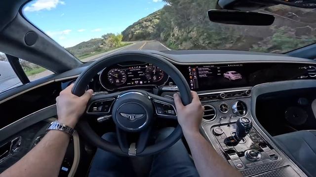 208mph Bentley Continental GT SPEED POV Drive Review! смотреть онлайн