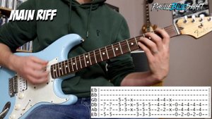 Nirvana - Radio Friendly Unit Shifter - Guitar cover with tabs (No Polychorus)