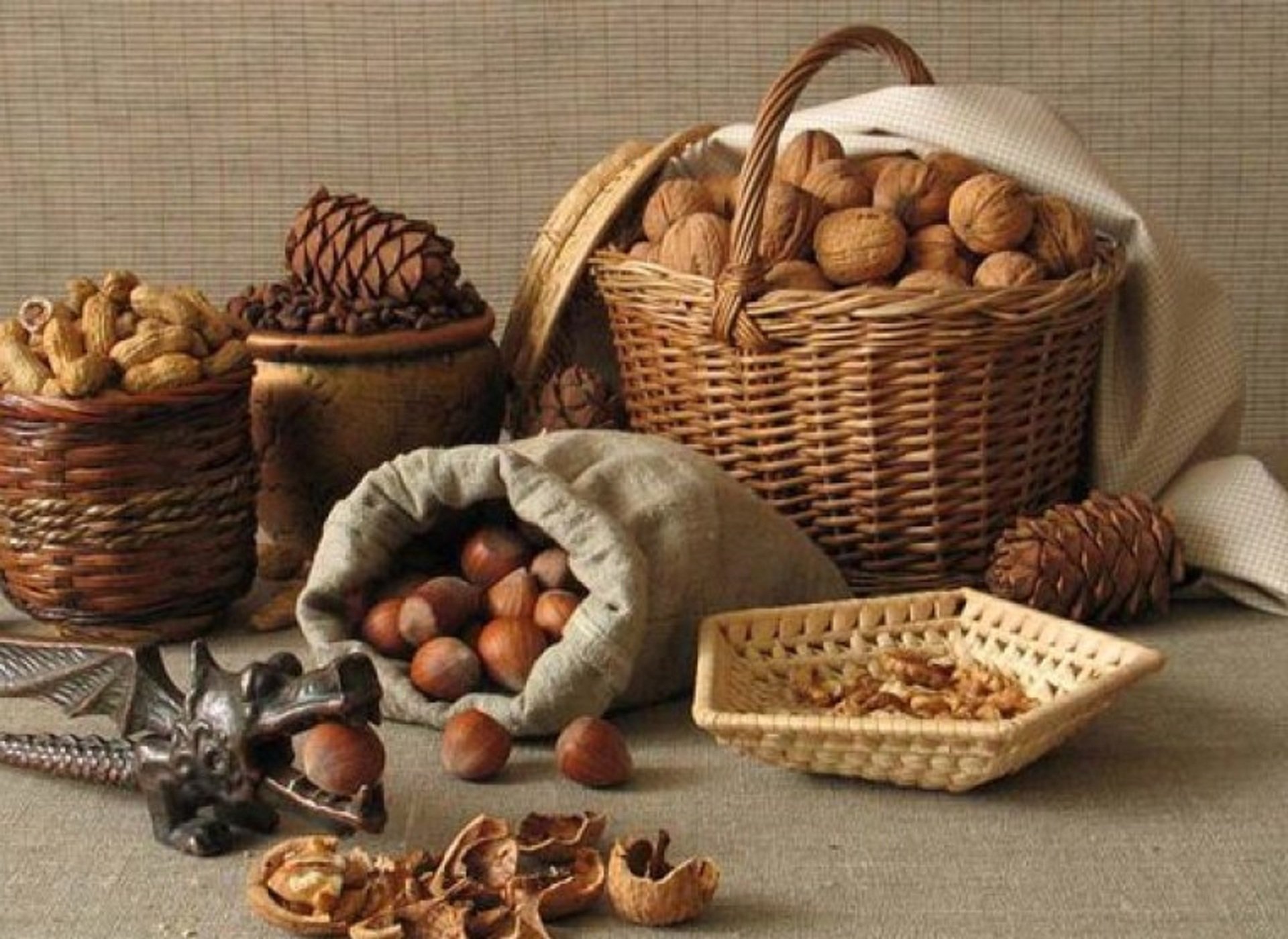 Ореховый хлебный холщовый спас