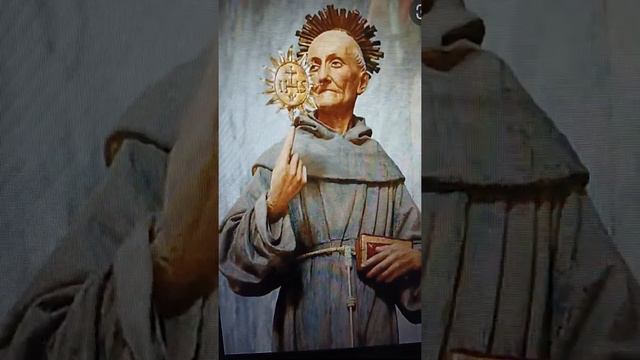 San Bernardino de Siena: fue un gran predicador y difundió la devoción al santísimo Nombre de Jesús