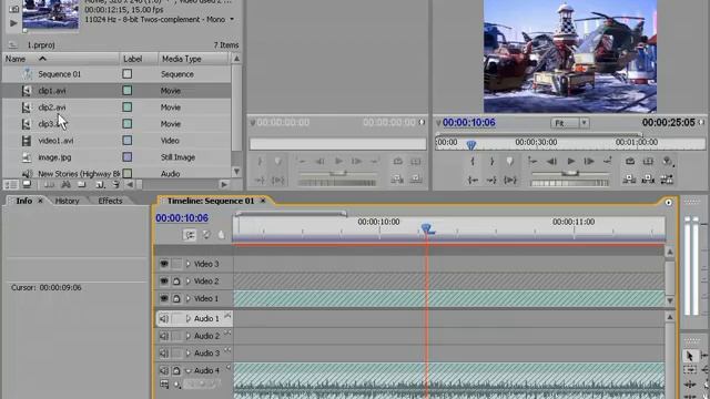RADDAXRU Видео урок по Adobe Premiere,Монтажный стол смотреть онлайн
