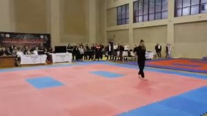 Девушки, сольная композиция. Кикбоксинг. Красиво.