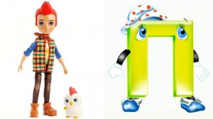 ЭНЧАНТИМАЛС! ВСЕ Куклы в ОДНОМ Видео Учим буквы вместе с Enchantimals Алфавит Азбука на Русском