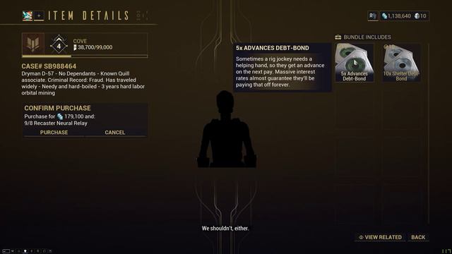 Warframe - Ticker (Helpful Fortuna Reputation NPC) смотреть онлайн