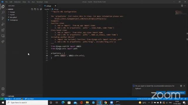 Full Stack Development Web Application using DJANGO