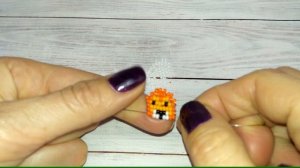 ЛЕВ из бисера / Туториал кольцо из бисера со львом параллельным плетением на проволоке