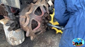 Замена ведущего колеса трактора ДТ 75 АГРОМАШ ТГ-90