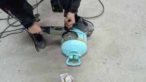 Урна-пепельница из баллона от Фриона. Как сделать. лайфхак.