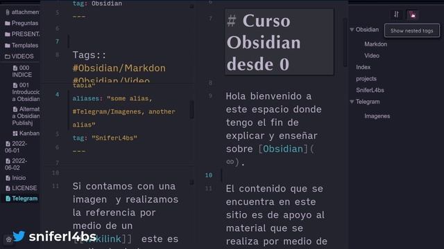 Modificar un Tag en más de una Nota en #Obsidian | Curso Obsidian desde 0 смотреть онлайн