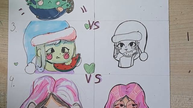 Челлендж от сестры. Рисую придуманных ей персонажей. смотреть онлайн