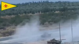 Сирийский танк Т72 без Д\З подбит из РПГ