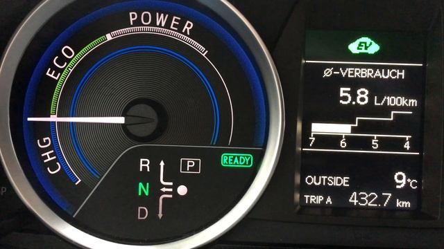 Toyota Auris Hybrid HSD Shifting reactions смотреть онлайн