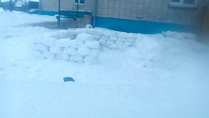 ДЕЛАЕМ ДОМ ИЗ СНЕГА!!!/./MAKE A SNOW HOUSE!!!