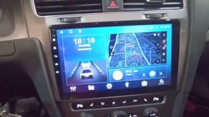 GOLF 7 14+ Volkswagen установка Магнитолы Unison A6 6+128Gb/ Qled/Sim4G/ DSP