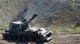 Российские гаубицы наносят удары по бронетехнике и командным пунктам ВСУ
