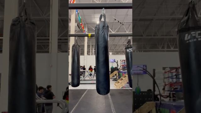 Boxing bag workout