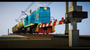 майнкрафт. Поезда. Поезда на О.П малиново.