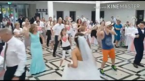Танец друзей на свадьбе. Зумба флешмоб.