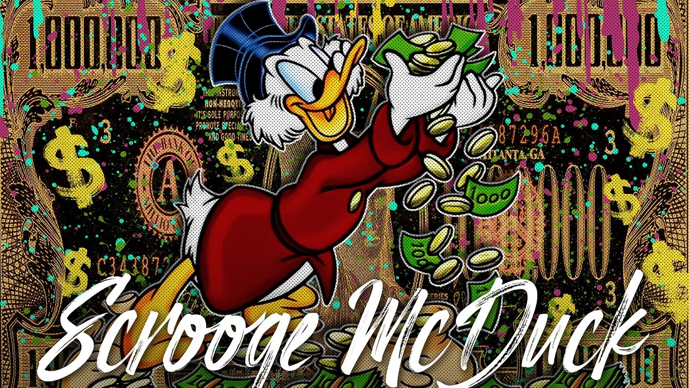 ДЕНЕЖНАЯ КАРТИНА - Скрудж 1 миллион долларов | Scrooge McDuck