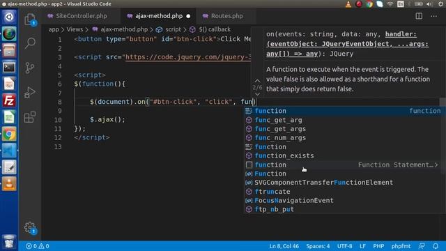 Learn CodeIgniter 4 Framework Tutorials #32 Ajax Request in CodeIgniter 4