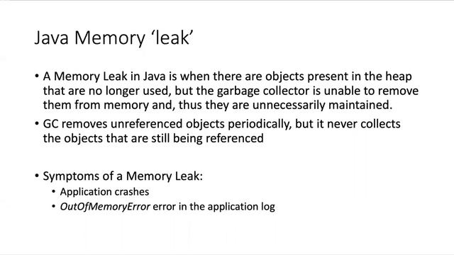 Understanding Java Garbage Collection and the Visual VM смотреть онлайн