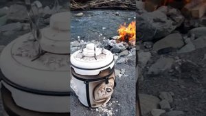 Тандыр Походный самый легкий из тандыров - готовим шашлык !