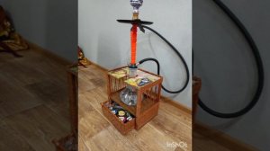 Столик для кальяна из бумажной лозы
