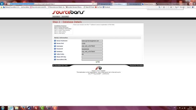 installer sourcebans web [FR] смотреть онлайн