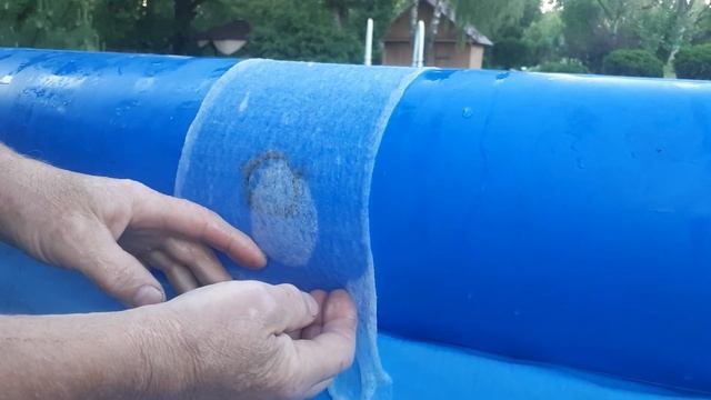 Как быстро и качественно заклеить бассейн. смотреть онлайн