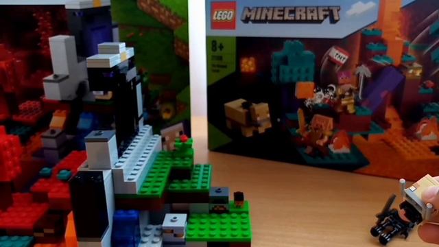 Набор на обзор! Lego minecraft 21172, 21168