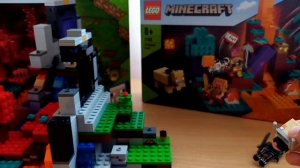 Набор на обзор! Lego minecraft 21172, 21168