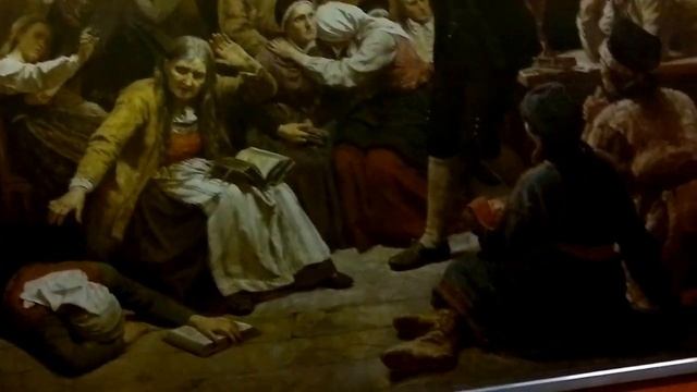 Оформление забора вокруг стройки в центре Стокгольма в виде рекламы картинной галереи. смотреть онлайн