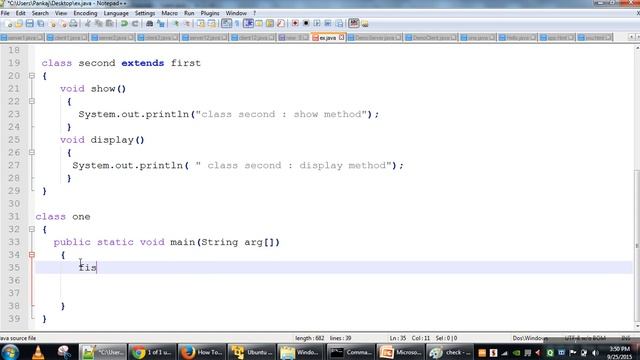 Run time polymorphism or Dynamic method dispatch in Java