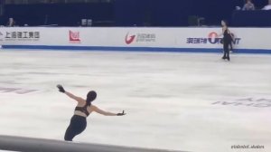 Фигуристка Евгения Медведева, прогон произвольной программы на Shanghai Trophy 2019