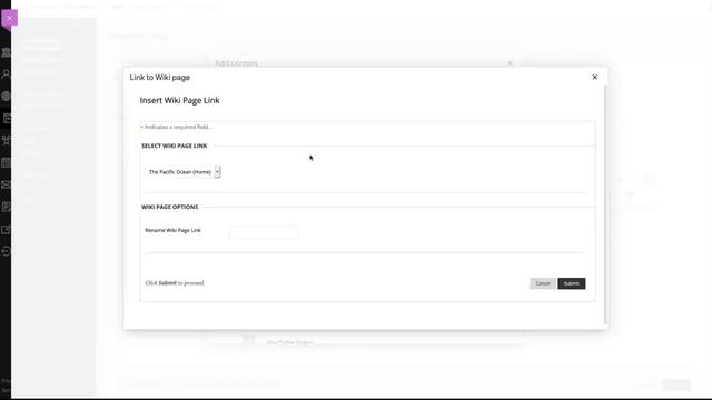 Create and Edit Wiki Pages in the Original Course View