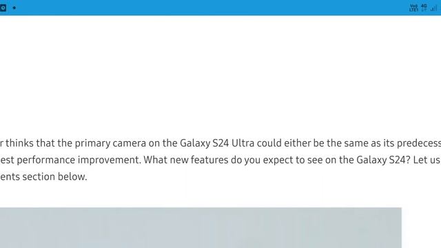 Galaxy S24 could get an upgraded telephoto camera ||
