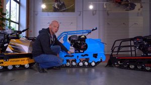 Рамы на мотобуксировщиках "Бурлак" // Как сделаны, чтобы не забивались снегом