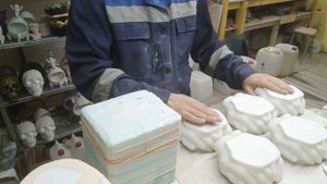 Мое хобби, фигурки из гипса.