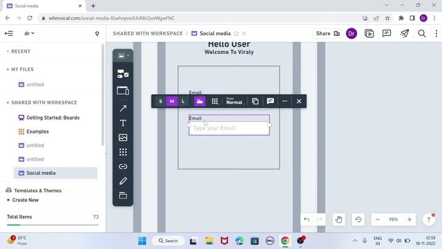 Social Media App UI Design In Figma - Trace with Adi | Wireframing смотреть онлайн